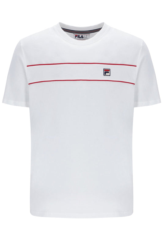 White Williams Contrast Piping T-Shirt